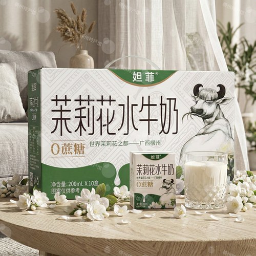 妲菲茉莉花水牛奶妲菲营养牛奶