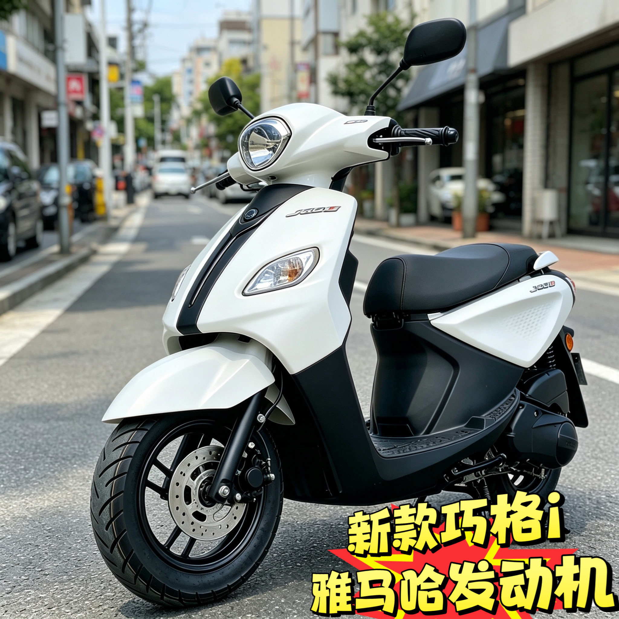 新款巧格i125cc原装雅马哈发动机踏板摩托车整车燃油车男女装二手