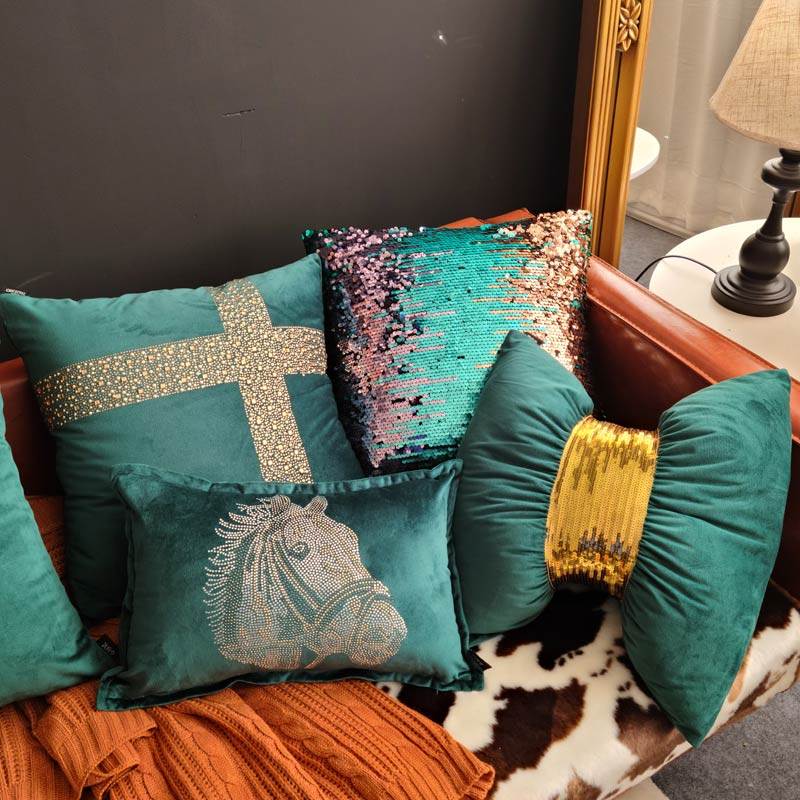 轻奢棕欧式美式客厅沙发抱枕靠垫含芯卧室床头汽车V靠包腰枕套含,居家布艺,靠垫/抱枕,淘宝优惠券,粉丝福利购,淘宝优惠卷