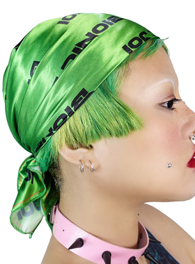 BIONIC JOI bandana Avant-garde独立设计丝柔方巾头巾服装配饰