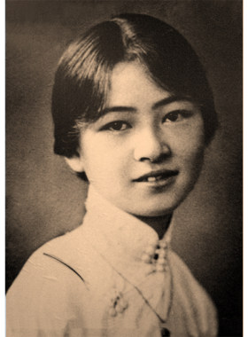 林徽因民国才女建筑师海报怀旧复古文艺牛皮纸装饰画挂画壁画画芯