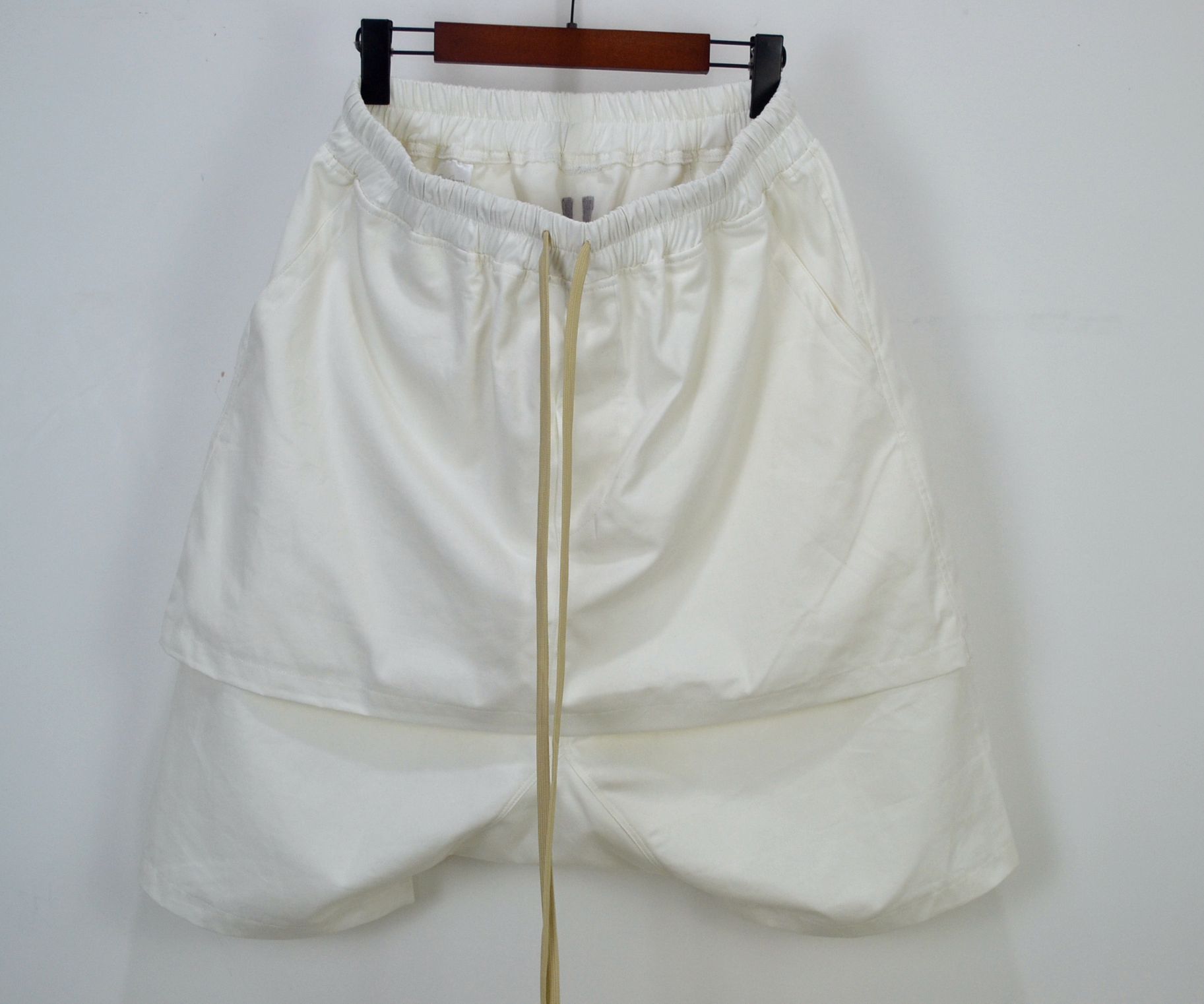 垮裤裙裤宽松版型五分裤男潮