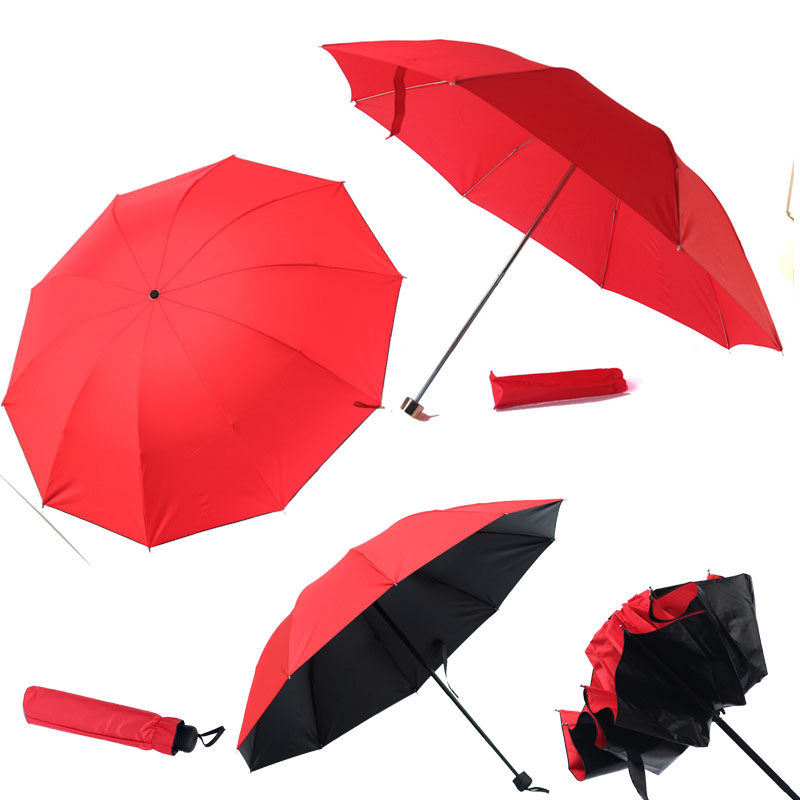 high-grade waterproof gules Strong Umbrella ultraviolet-proof Sunshade rain or shine Dual use Folding umbrella Wedding celebrationin the Home Daily , Umbrella/Rain gear/Rain/Moistureproof , Umbrella  category - from Buy2taobao.com to provide professional Taobao agent buy service