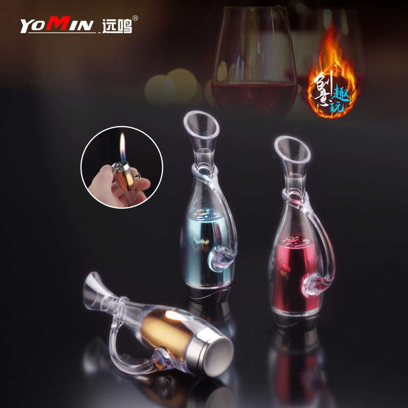新奇特迷你醒酒器造型创意个性挂件充气打火机送礼佳品YM093