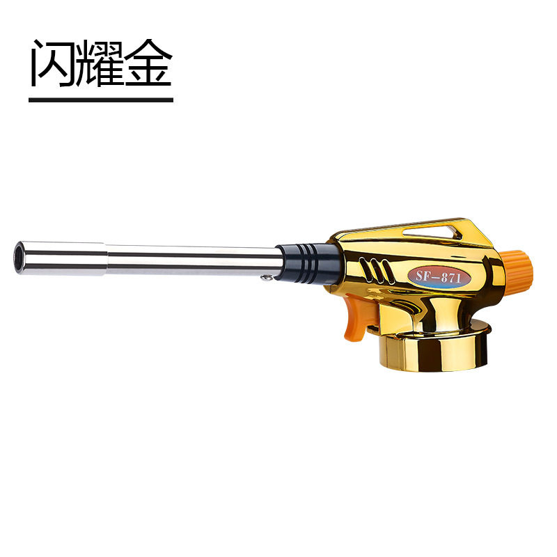 HF871卡式喷枪头(不含气瓶)野餐烧烤户外点火焊枪喷头打火机