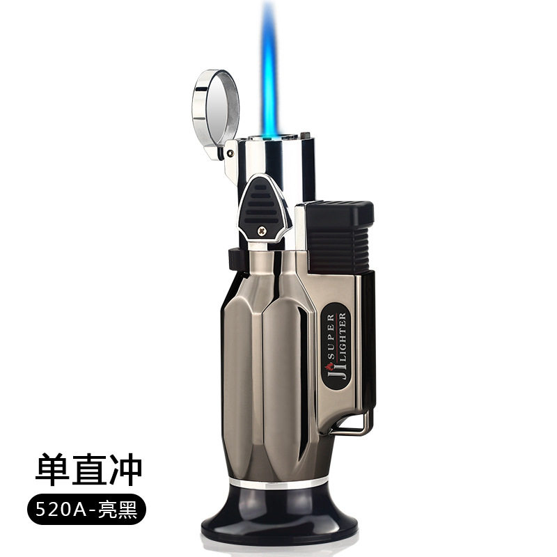 多功能单双三四直冲打火机焊枪JL520A六角喷枪