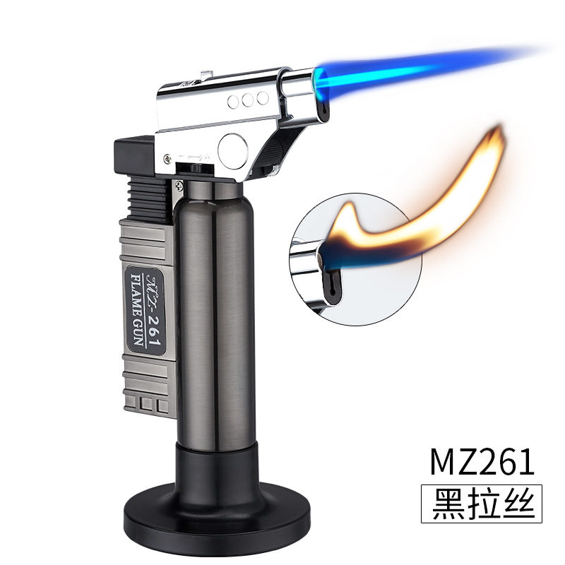 双火焊枪可调节型直冲明火切换喷枪打火机跨境明珠MZ261