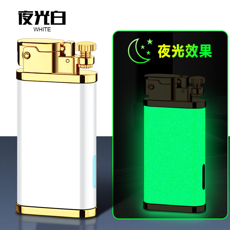 个性创意新奇特一键弹射打火防风直冲蓝焰打火机金属气体点火器