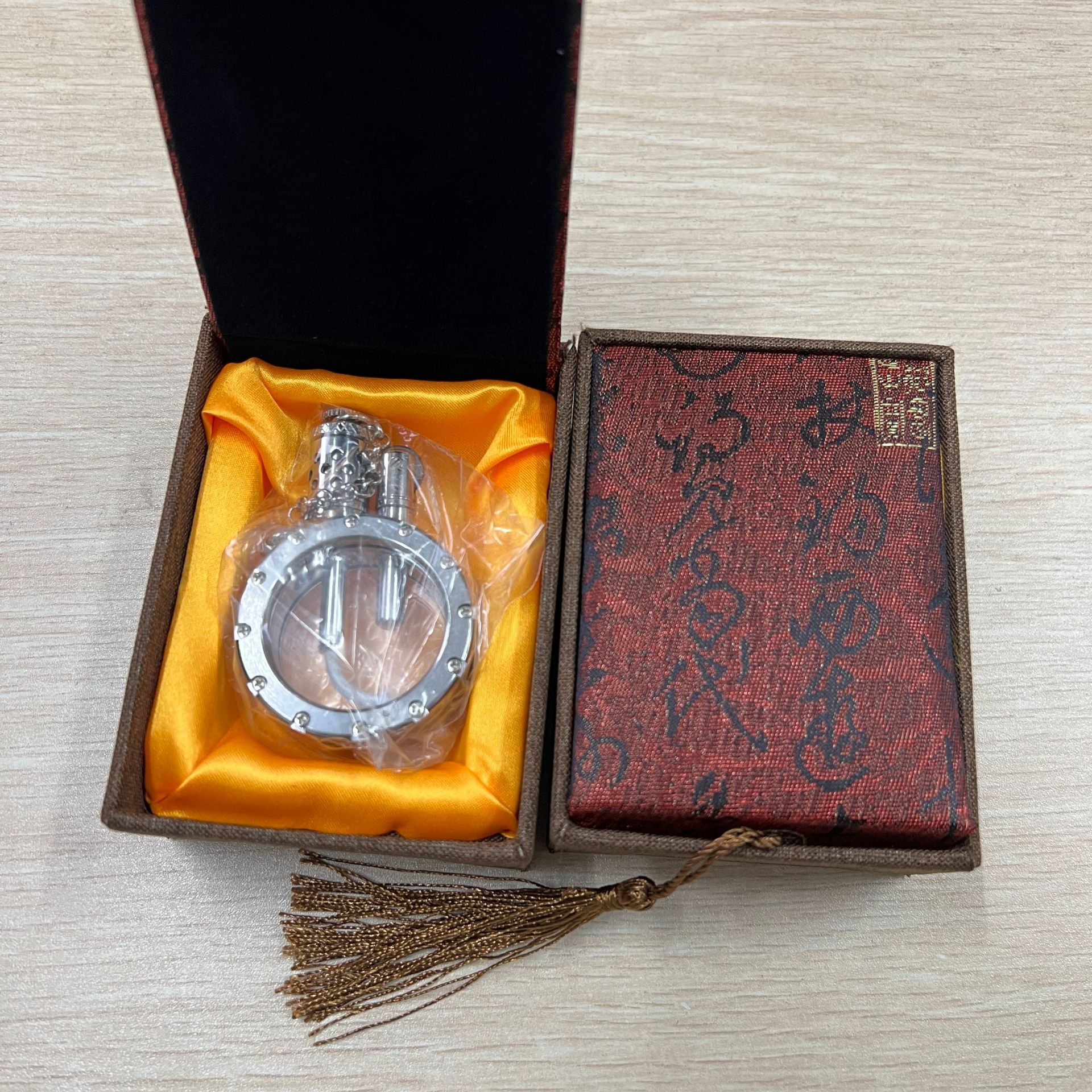 型手工打火机高档黄铜异形煤油打火机LWY透明油仓重型战壕-收藏