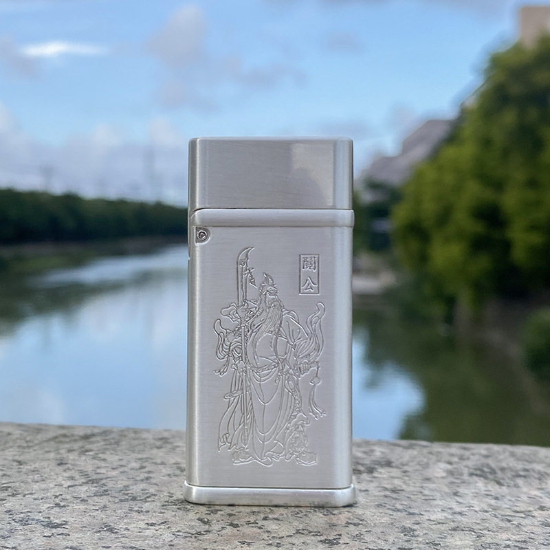 复古纯铜老式砂轮打火煤油打火机怀旧明火火机原铜光板可刻字广告