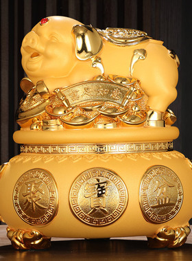 金猪存钱罐摆件只进不出儿童成人特大号储蓄罐存钱罐开业乔迁礼品