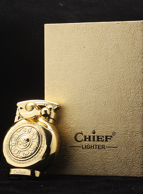 CF208文殊六字真言转运花瓶摇臂打火机 幸运LUCKY煤油打火机