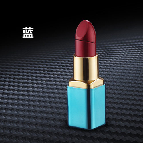刘艳平YM092创意趣玩女生口红打火机个性充气明火火机跨境lighter