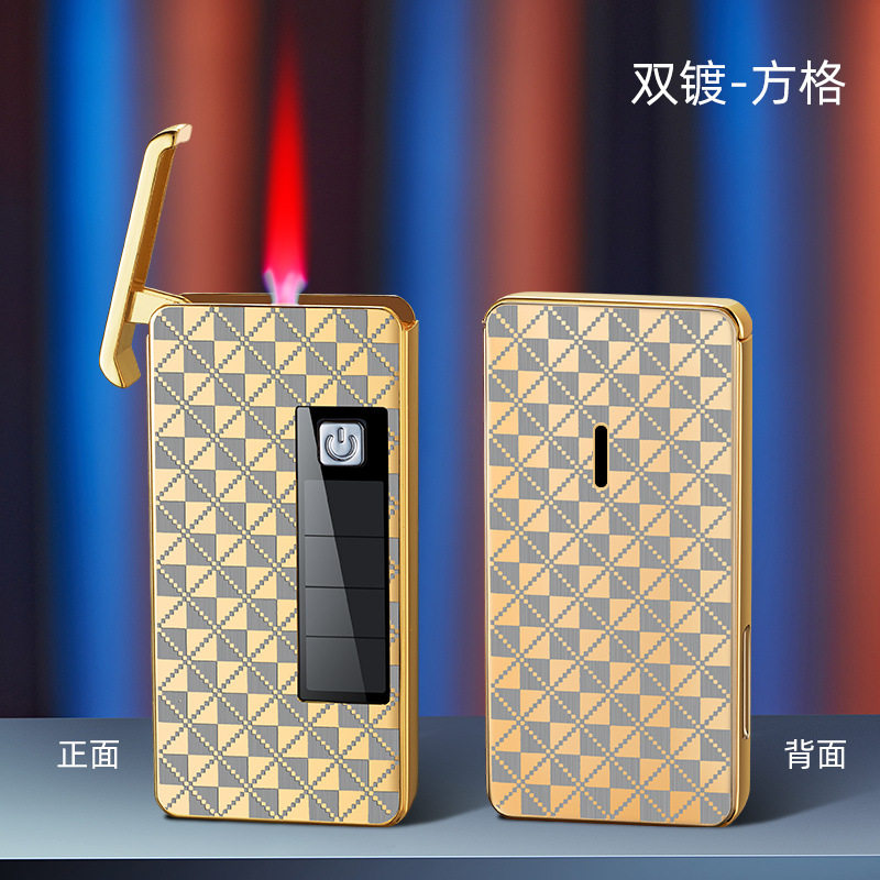HB235新款创意太阳能充电打火机个性高端充气礼品打火机