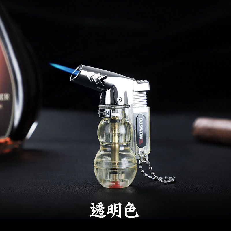 【刘艳平】创意金属充气小喷枪打火机SpraygunBK803葫芦直冲