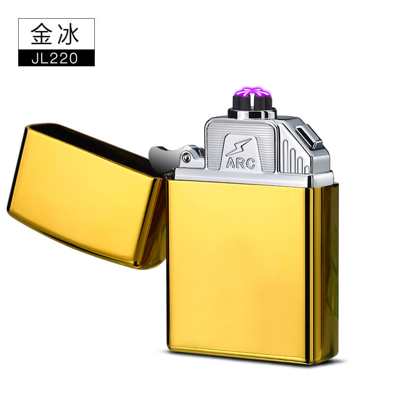金属创意六弧脉冲电弧打火机烟斗雪茄USB充电打火机JL220