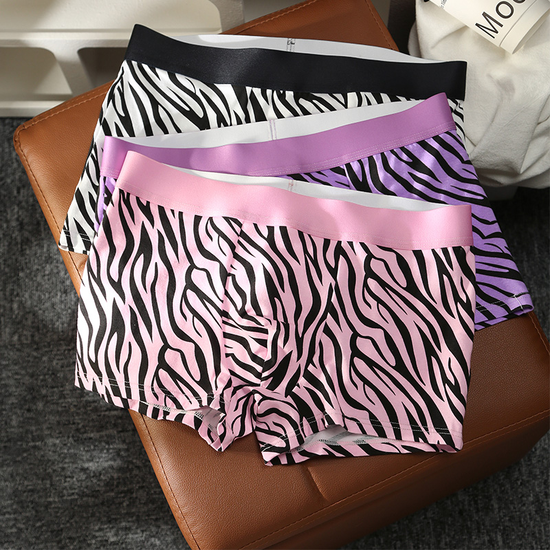 个性卡通男士平角短裤衩