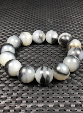 16mm手链籽料青花山水意境