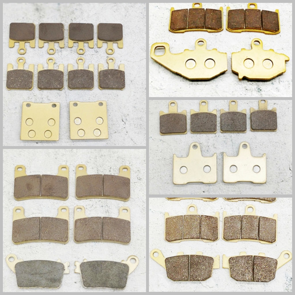 原装品质ZX6R 7R 10R 12R六眼魔神ZZR1400后14R前刹车片皮636