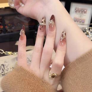 纯手工穿戴纯甲欲气质高级792美显白手作纯甲片装