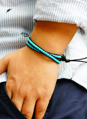 独家编织韩版生日礼物水晶手环