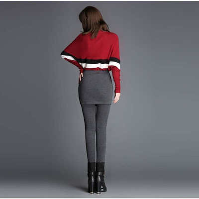 假两件底裤25秋冬修身长裤高腰裙裤保暖外穿裤子加绒加厚