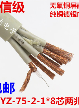 全铜SYV75-2-1*8 SFYZ75-2-1*8 铁路基站用2M线电信机房-2M射频线