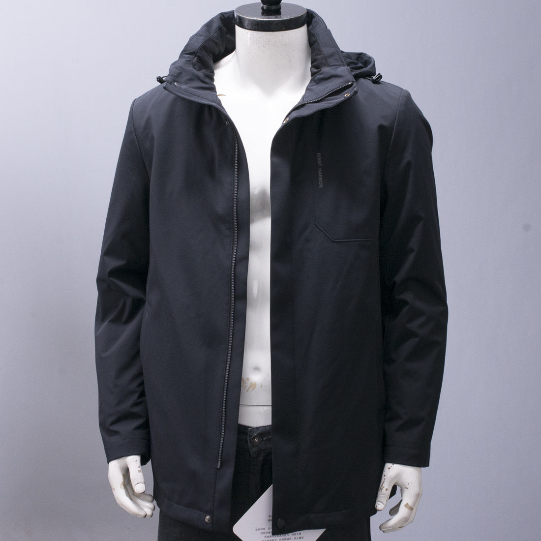 真兔毛内胆棉服商务外套