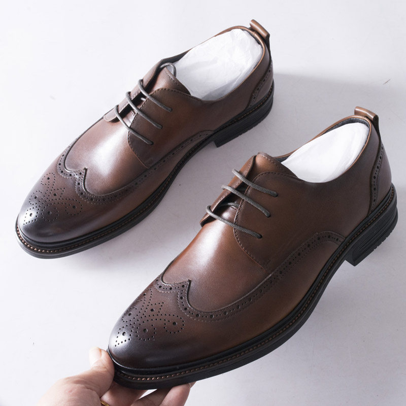 头层牛皮~雕花工艺~品牌撤柜时尚英伦风系带切尔西棕色真皮皮鞋子,流行男鞋,休闲皮鞋,淘宝优惠券,粉丝福利购,淘宝优惠卷