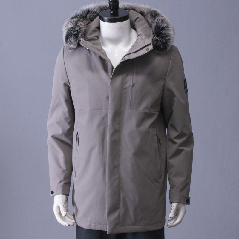 兔毛内胆+毛领可脱卸！保暖防寒！大牌尾货男士派克服冬厚款皮草,男装,羽绒服,淘宝优惠券,粉丝福利购,淘宝优惠卷