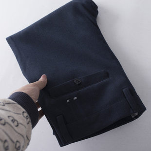 清货有31 微弹中腰长裤 磨毛秋冬直筒休闲裤 33天丝混纺男士 断码