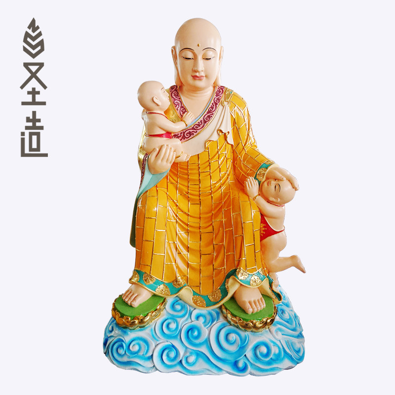 实木地藏王木雕佛像家用居家地藏木质佛像定制定做厂家 圣造