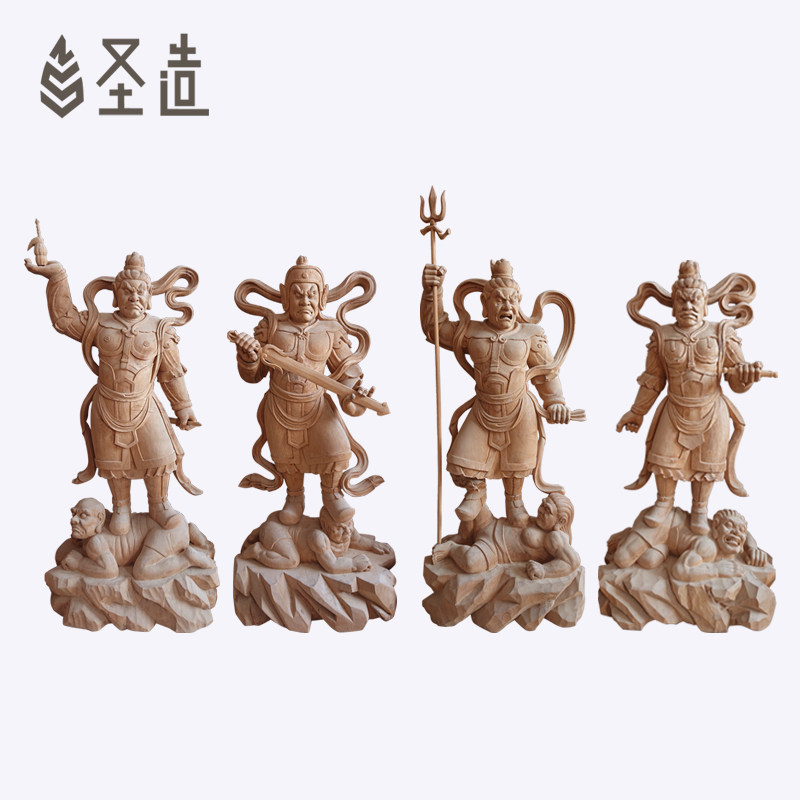 四大天王护法佛像唐密四大金刚神像广目增长持国天王 圣造
