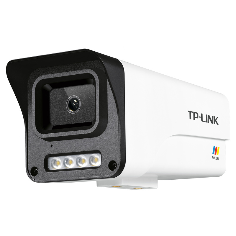 TP-LINK TL-IPC544EP-WB4 400万PoE筒型音频暗夜全彩网络摄像机