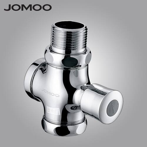九牧黄铜延时按压式冲水阀手按蹲便器大便冲洗阀8254