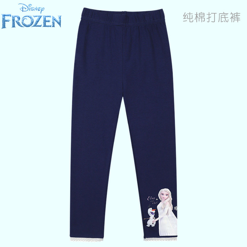 冰雪奇缘儿童裤子女童打底裤夏季薄款爱莎公主10岁女孩外穿裤160