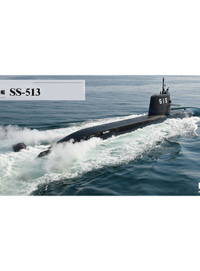 pit road 拼装模型1:350 JB35 SS513新型潜艇 大鱼级 3选1