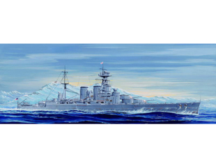 小号手 拼装模型 05741 1:700 二战英国海军战列巡洋舰 胡德1931