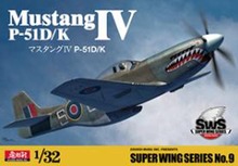 造形村 拼装模型 SWS09 1:32 美国P51DK战斗机野马MUSTANG 全内构