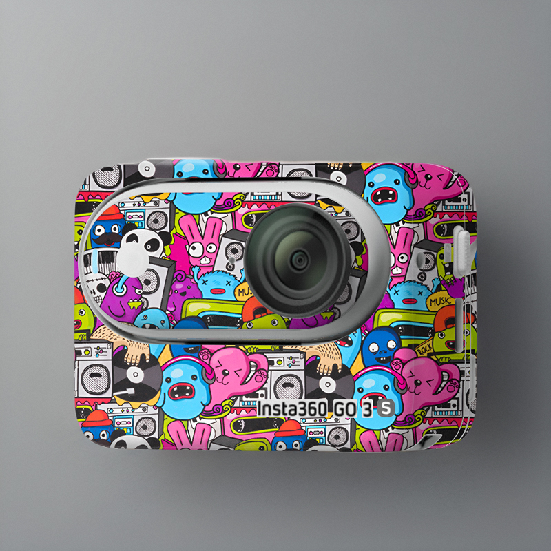 美本堂适用影石360go3s 贴纸拇指相机贴膜Insta360 GO 3s机身帖画