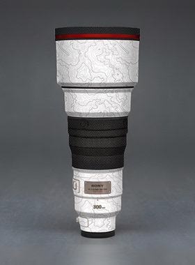 美本堂适用索尼FE300F2.8GM 贴纸镜头贴膜G大师300F28黑色帖皮3M