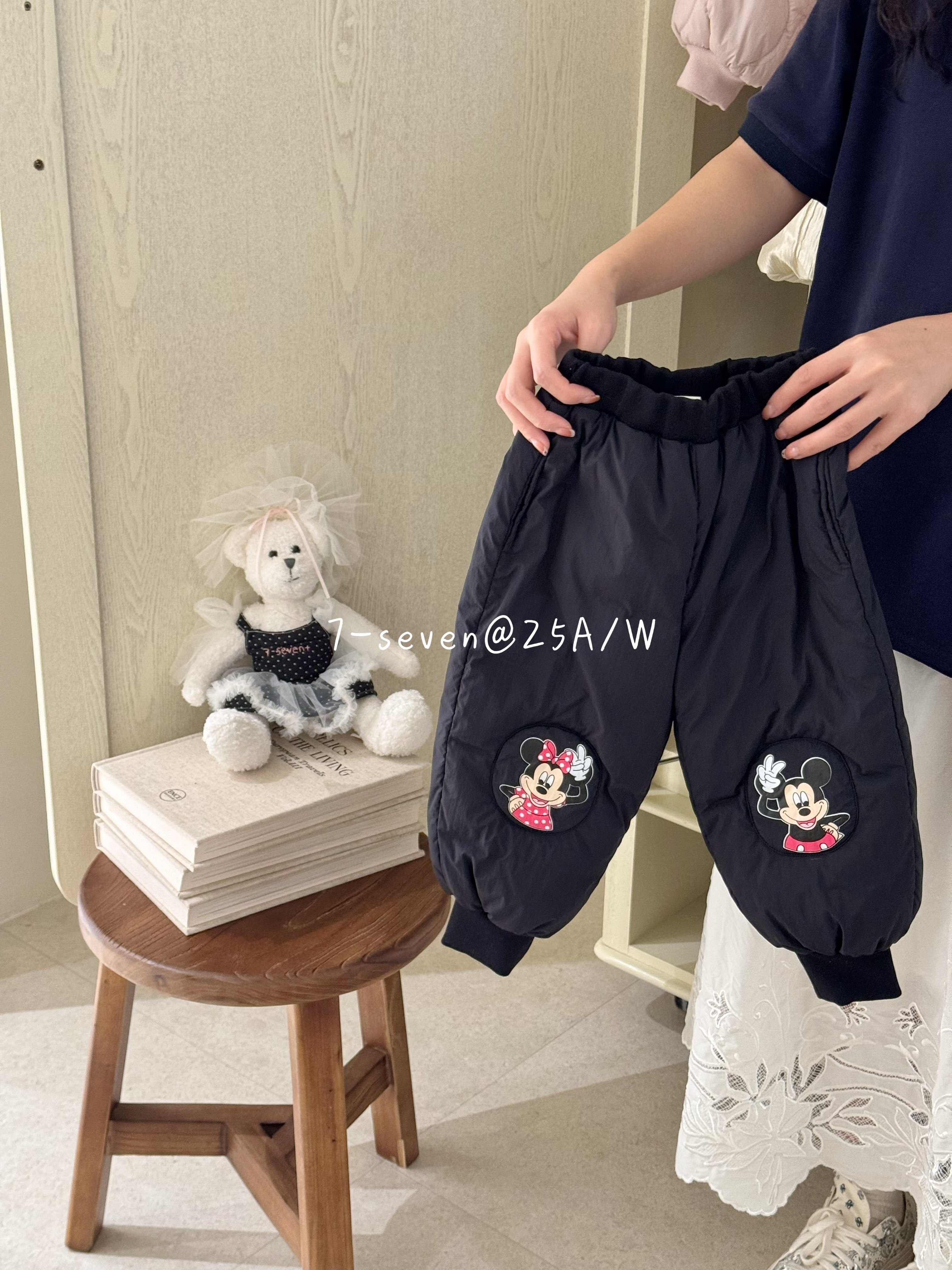 7seven～7403女童羽绒裤冬装新款女宝宝白鸭绒裤子百搭保暖长裤