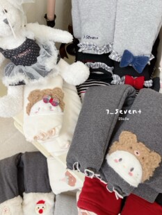 蚕丝棉长裤 7seven～9460女童加厚打底裤 新款 冬装 百搭 女宝宝棉裤