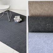 饰 地面墙面装 拍照背景布 幼儿园环创手工 1.5米宽幅麻灰色毛毡布