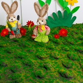 仿真苔藓青苔草皮绿色自然森系园艺景观环境搭配场景布置装 饰材料