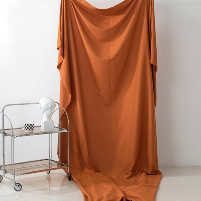 南瓜色背景布暖色系场景布置装饰