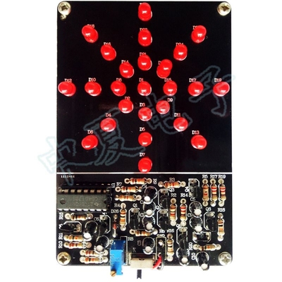 中夏ZX2095星发射灯 电子制作套件 实训 组装散件 电子套件diy