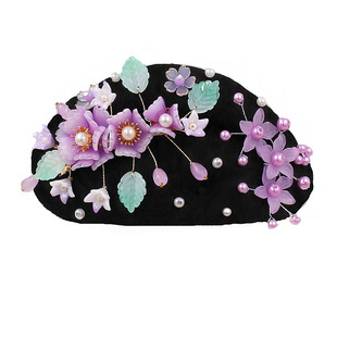 湘云飞古典舞蹈艺考桃李杯舞头饰儿童淡妆浓抹总相宜扇子假发头饰