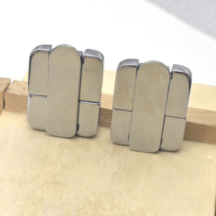 台球杆木盒方锁扣高尔夫杆盒搭扣锌合金箱包扣木箱白银色锁扣