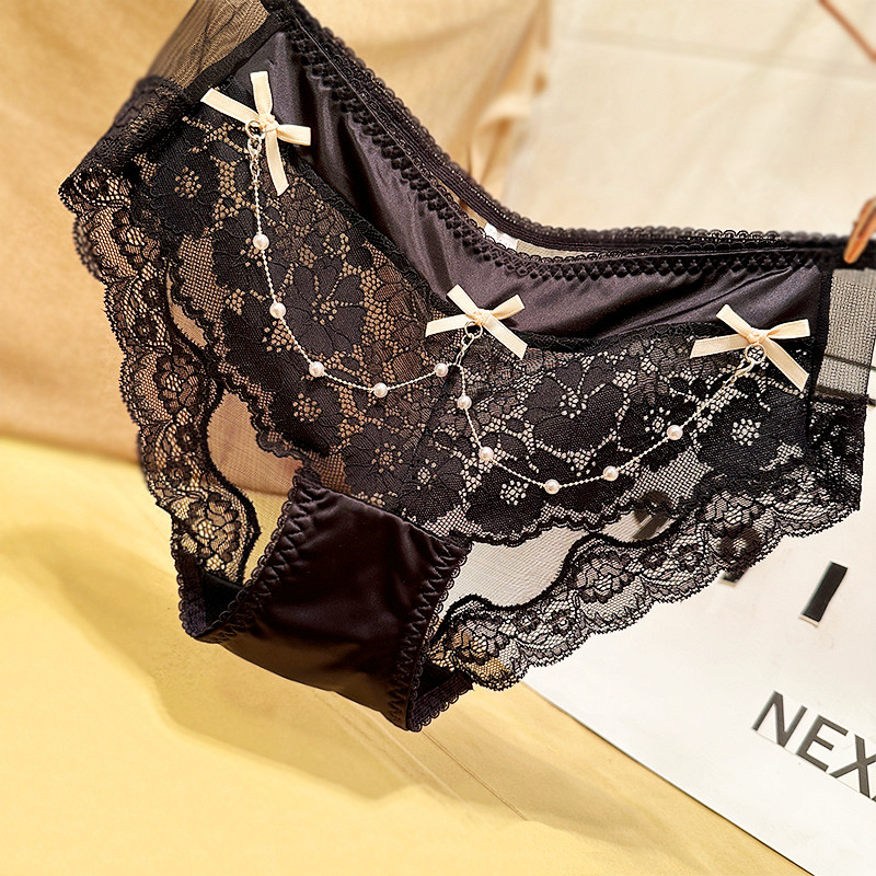 时尚蕾丝内裤女买4件减15元